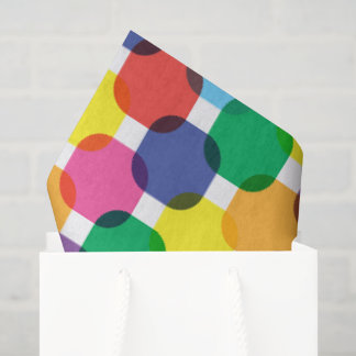 Colorful Squares Tissue Paper