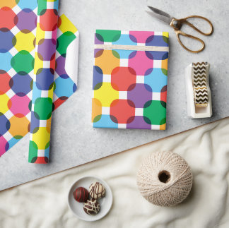 Colorful Squares Wrapping Paper