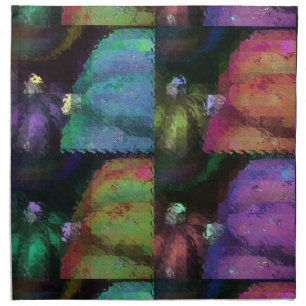 Colorful Squash Quilt Cloth Napkin