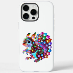 Colorful Squirrel - Nature’s Whimsy in Vibrant Col iPhone 16 Pro Max Case