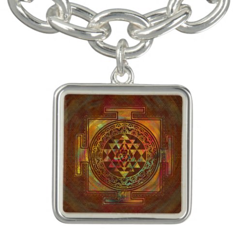 Colorful Sri Yantra   Sri Chakra Bracelet