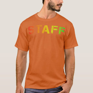 Colorful STAFF T-Shirt