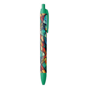 Colorful Stained Glass Abstraction Pen