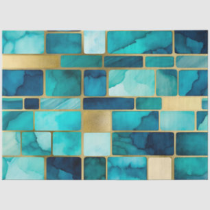 Colorful Stained Glass Art Tissue Paper