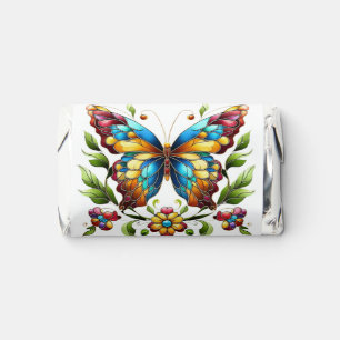 Colorful stained glass butterfly hershey's miniatures
