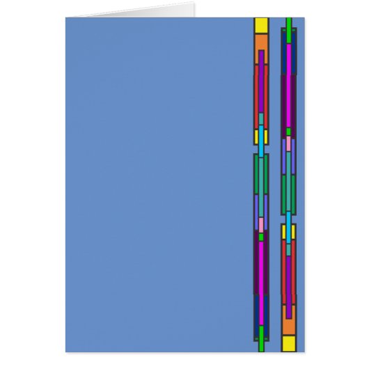 Colorful Stained Glass Design (Front)