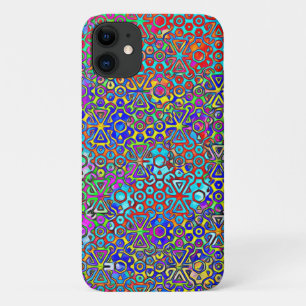 Colorful Stained Glass Design iPhone 11 Case