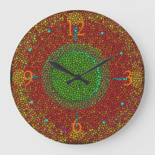 Colorful Stained Glass Effects >Creative Clocks