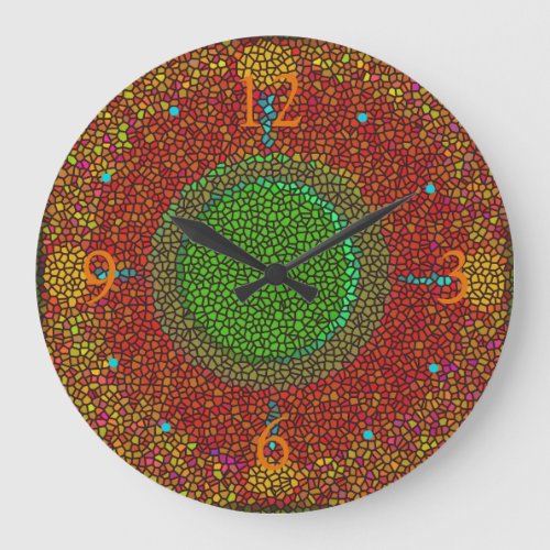 Colorful Stained Glass Effects Creative Clocks