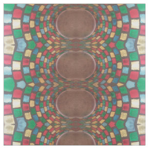 Colorful Stained Glass Fabric