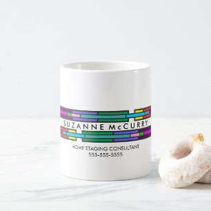 Colorful Stained Glass Home Staging Business Color Morph Mug