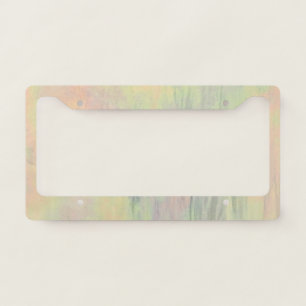 Colorful Stained Glass License Plate Frame