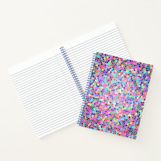 Colorful stained glass notebook (Inside)