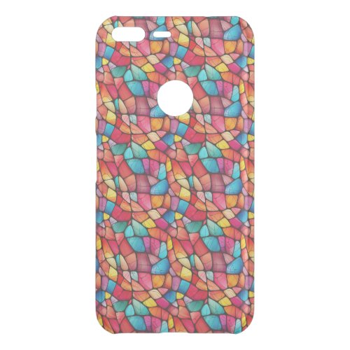 Colorful Stained Glass Pattern background Uncommon Google Pixel XL Case