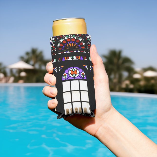 Colorful Stained Glass Seltzer Can Cooler (In Situ Pool)