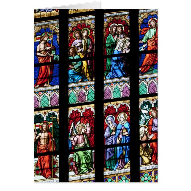 Colorful Stained Glass Window 2/3 (Front)