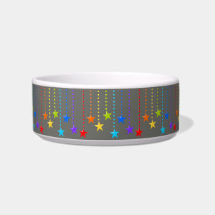 Colorful Star Cute Pet Bowl