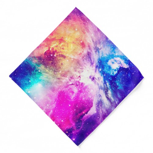 colorful star galaxy space cosmic universe nebula bandana