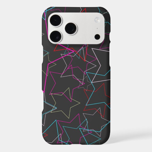 Colorful Star Pattern Barley There iPhone Case (Back)