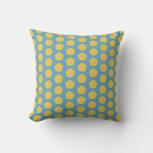 Colorful star pattern vintage backgroundabstract,a throw pillow