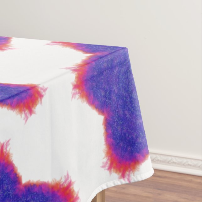 Colorful star rainbow tablecloth (In Situ)