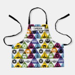 Colorful Star Wars Geometric Pattern Apron