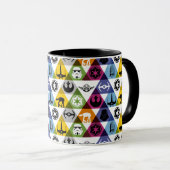Colorful Star Wars Geometric Pattern Mug (Front Right)