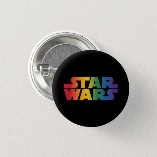 Colorful Star Wars Rainbow Logo Button