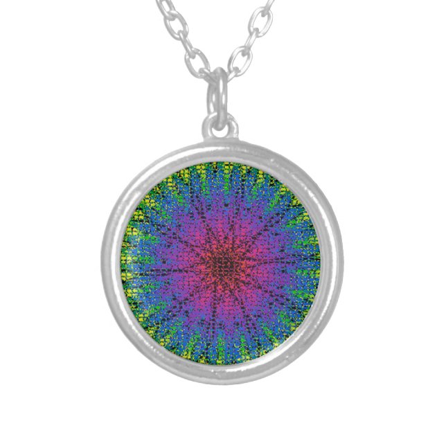 Colorful Starburst Necklace (Front)