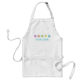 Colorful Starfish Adult Apron