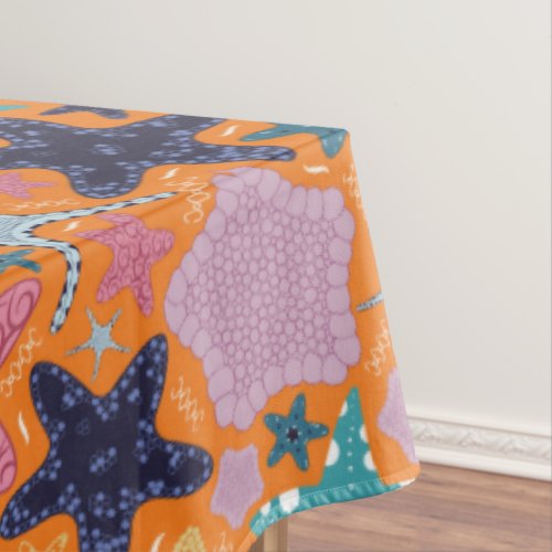 Colorful Starfishes Tablecloth