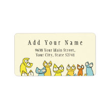 Colorful Staring lot Cats