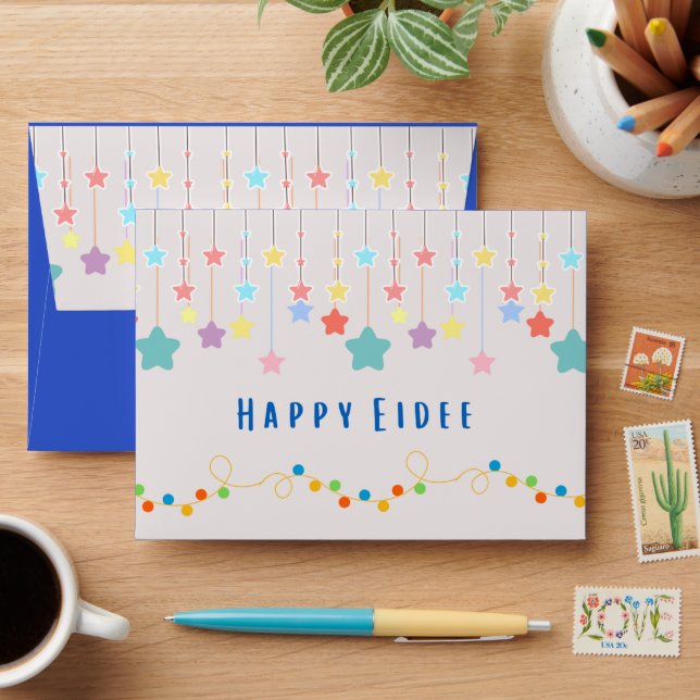 Colorful Starry Eidee Envelope (Desk)