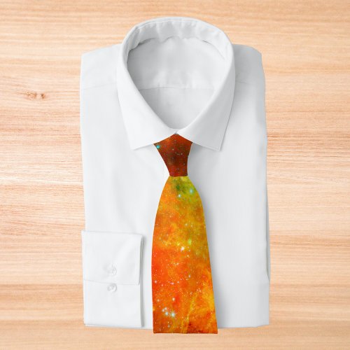 Colorful Starry Nebula Neck Tie