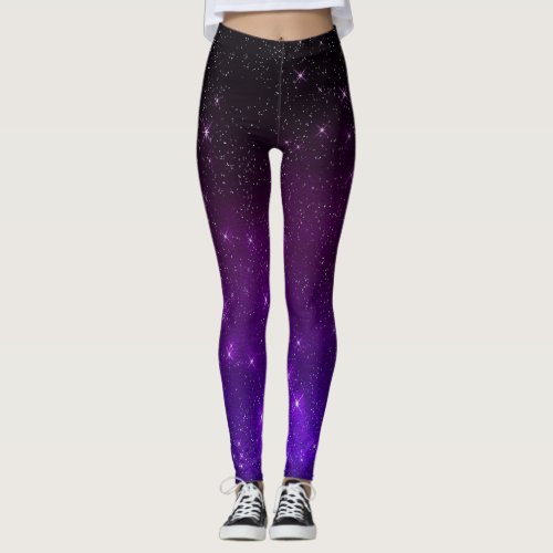 Colorful Starry night Leggings