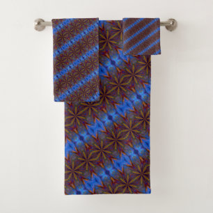 Colorful Stars Abstract Design   Bath Towel Set