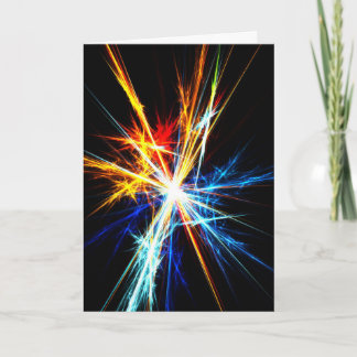 Colorful stars - Card