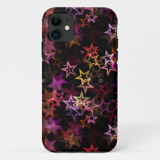 Colorful Stars Dance Whimsically  iPhone 11 Case