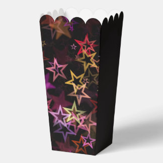Colorful Stars Dance Whimsically  Favor Boxes