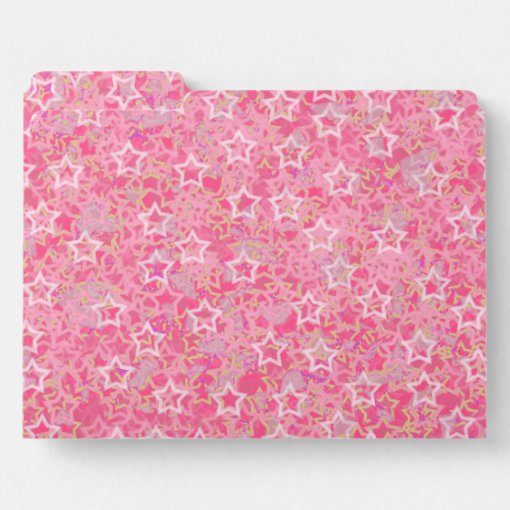 Star Matching File Folder Colorful Stars File Folders | Zazzle