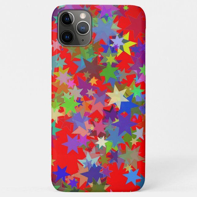 colorful stars galore phone case (Back)