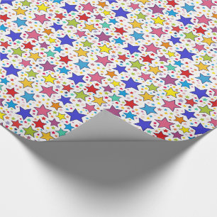 Colorful Stars Gift Wrap