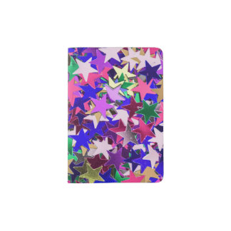 Colorful Stars Passport Holder