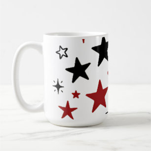Colorful Stars Pattern Double Sided Throw Pillow Coffee Mug
