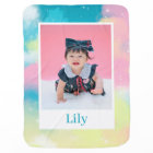 Colorful Stars Personalized Photo Girl