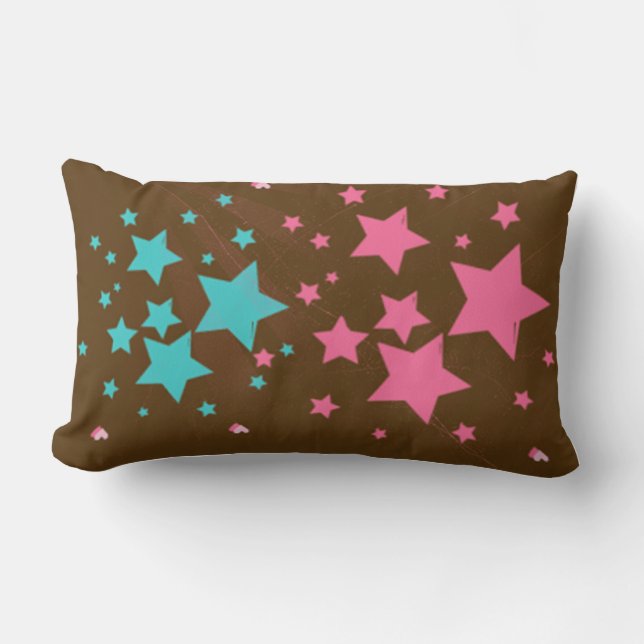Colorful Stars Pillow (Front)