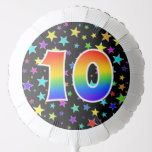 [ Thumbnail: Colorful Stars + Rainbow Pattern "10" Event # Balloon ]