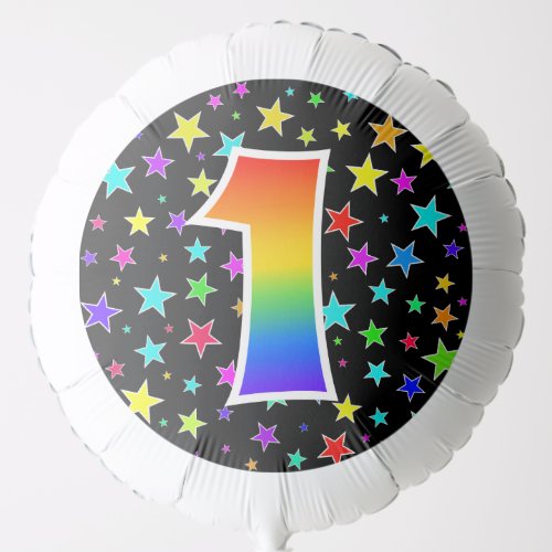 Colorful Stars  Rainbow Pattern 1 Event  Balloon