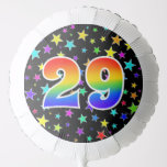 [ Thumbnail: Colorful Stars + Rainbow Pattern "29" Event # Balloon ]