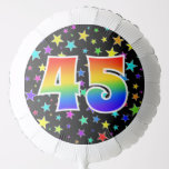 [ Thumbnail: Colorful Stars + Rainbow Pattern "45" Event # Balloon ]